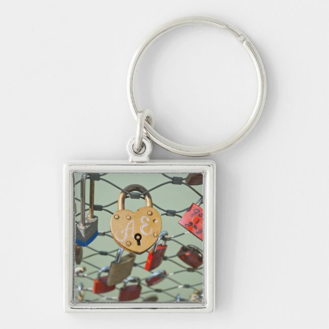Love Lock Keychain (Front)