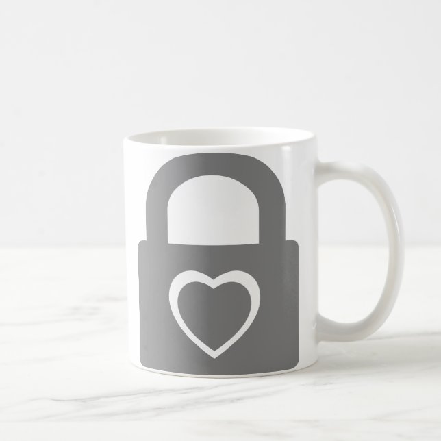 love locked down coffee mug (Right)