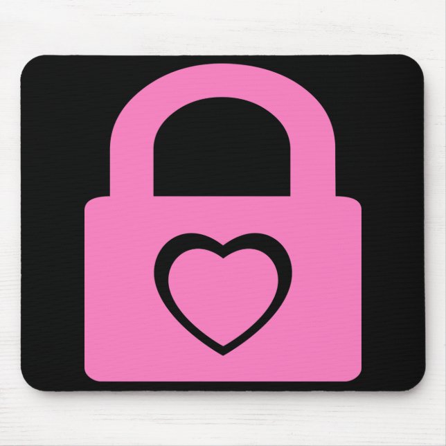 love locked down. mouse pad (Front)