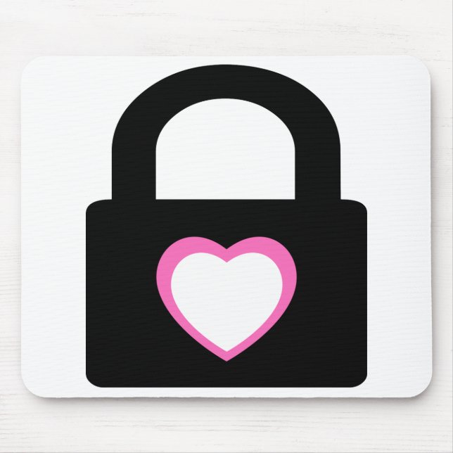 love locked down. mouse pad (Front)