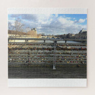 Love Locks Over the Seine – Paris Romance Puzzle