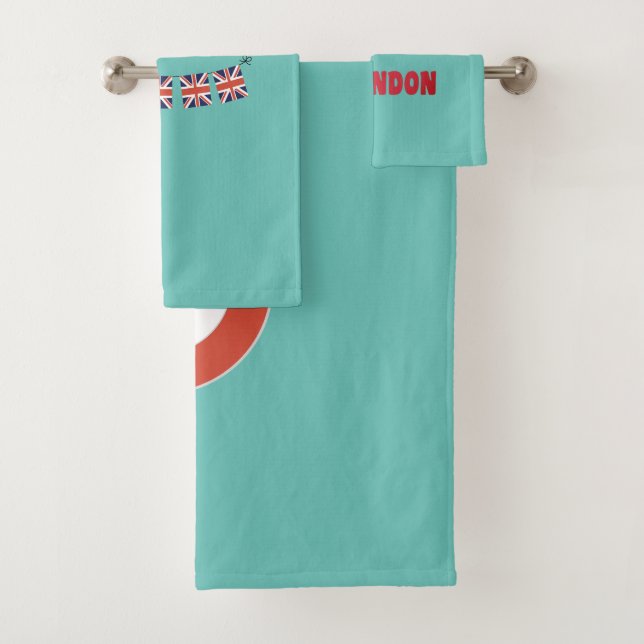 Love London  Bath Towel Set (Insitu)