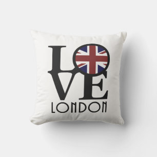 LOVE London Englamd Outdoor Pillow