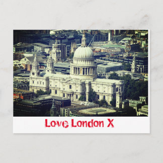 Love London X - St Paul's Cathedral Postcard