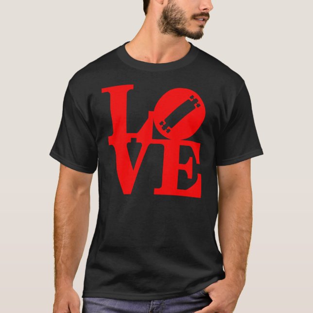 love_longboard_red T-Shirt (Front)