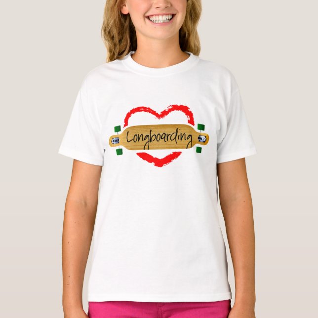 love longboarding T-Shirt (Front)