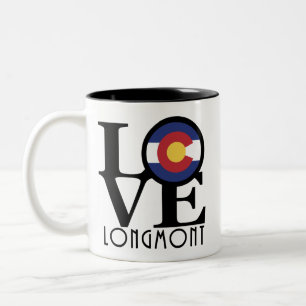 LOVE Longmont 11oz Two-Tone Coffee Mug