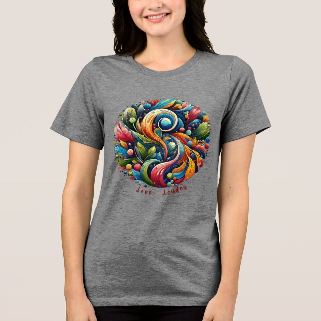Love Louder Tri-Blend Shirt (Front)