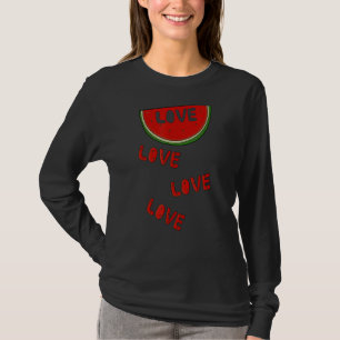 Love Love Love Love Watermelon Melon Sommer Costu T-Shirt