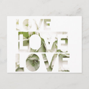 Love Love Love Postcard