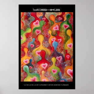 "Love Love Love" Print