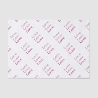 Love Love Love Tissue Paper