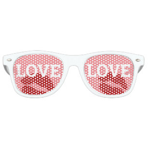 LOVE LOVE retro Shades / Fun Party Lunettes de sol