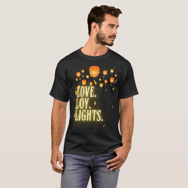 Love Loy Lights - Printed t-shirt for Loy Krathong (Front Full)