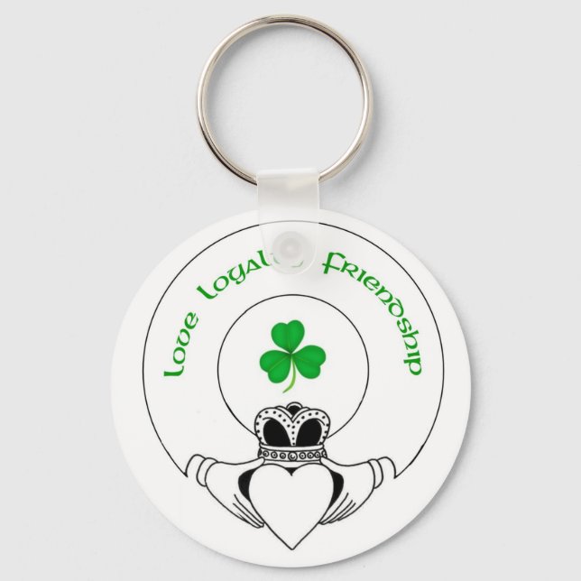 Love, Loyalty, Friendship Claddah Keychain (Front)