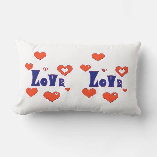 Love Lumbar Pillow (Front)
