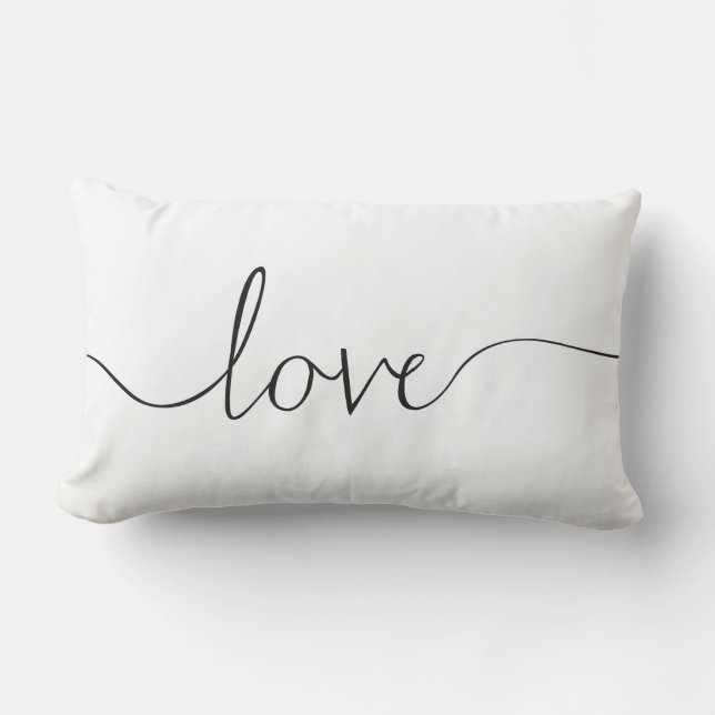 Love Lumbar Pillow (Front)