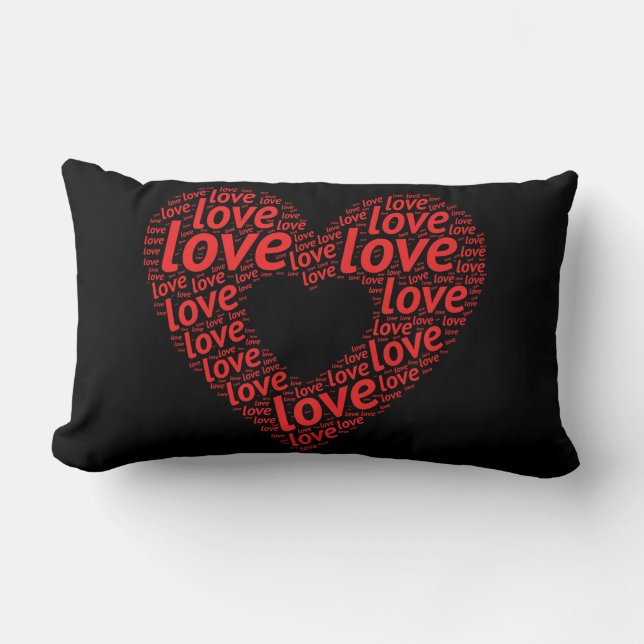 Love Lumbar Pillow (Front)