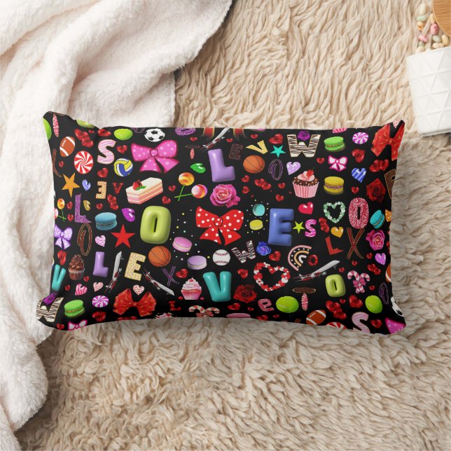 Love Lumbar Pillow (Blanket)