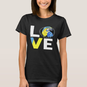 Love Macaw Parrot Lover T-Shirt