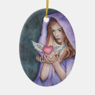Love Magic Ceramic Ornament