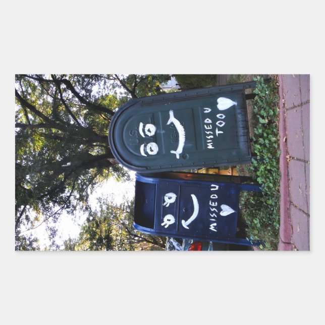 love mailboxes : i missed you sticker (Front)