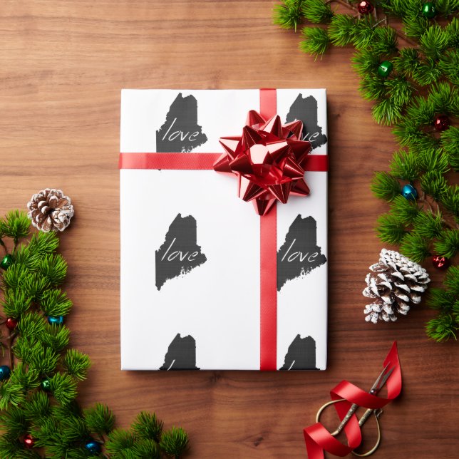 Love Maine Wrapping Paper (Holiday Gift)