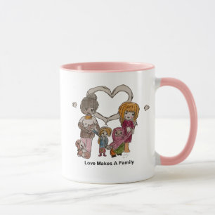 Love Makes a Family by Ainsley--11 oz Mug