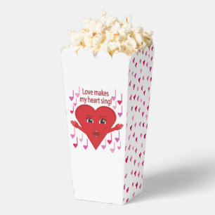 "Love makes my heart sing!" Singing Heart Favor Box