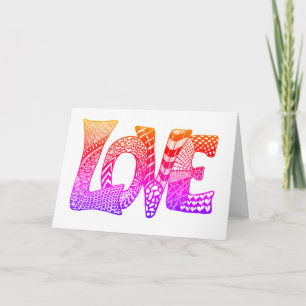 LOVE makes the world go 'round Card
