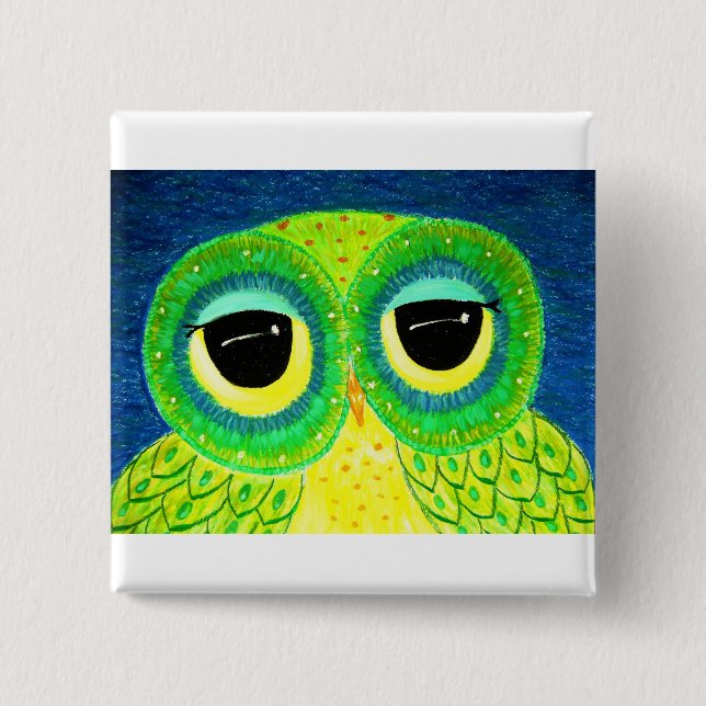 Love Makes You Feel Larger Than Life (2) 2 Inch Square Button (Front)