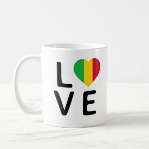 Love - Mali Flag Coffee Mug