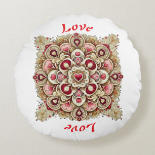 Love Mandala Coussin