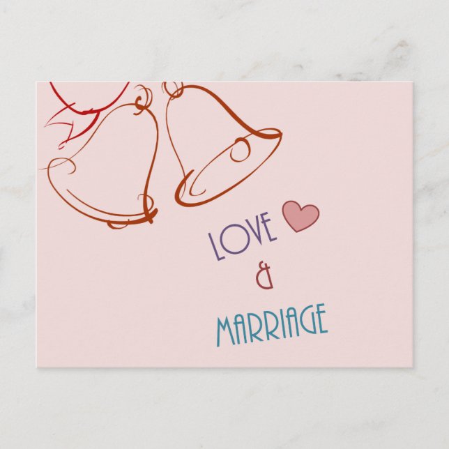 Love & Marriage Postcard (Front)