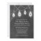 Love Mason Jars on Chalkboard Wedding Invitation