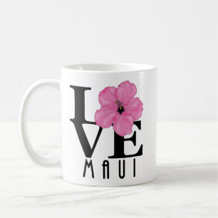 LOVE Maui Pink 11oz Coffee Mug