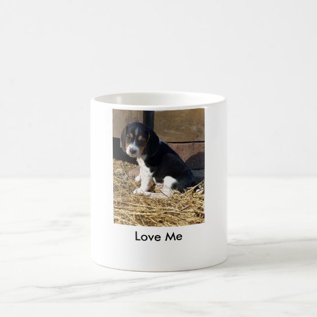 Love Me - Cute Beagle Puppy Snoopy Coffee Mug (Center)