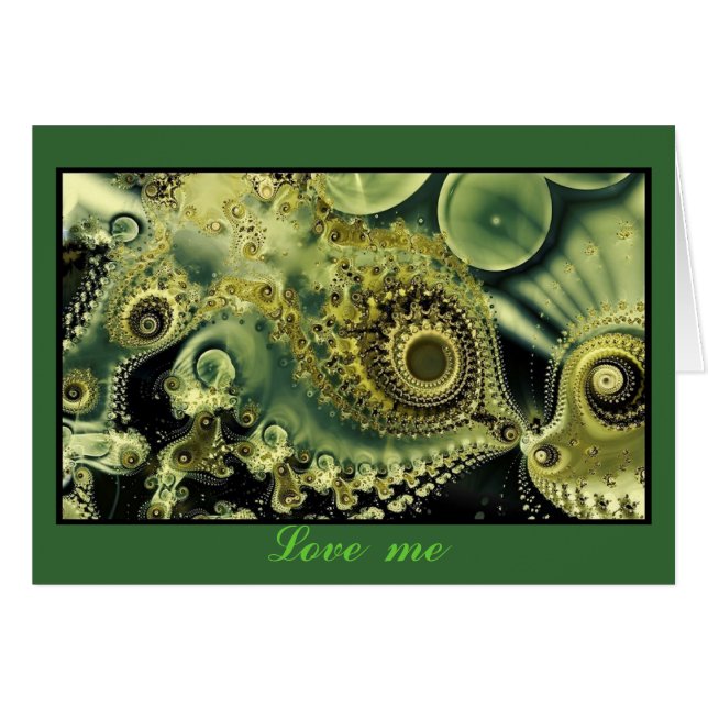 Love me, greting card (Front Horizontal)