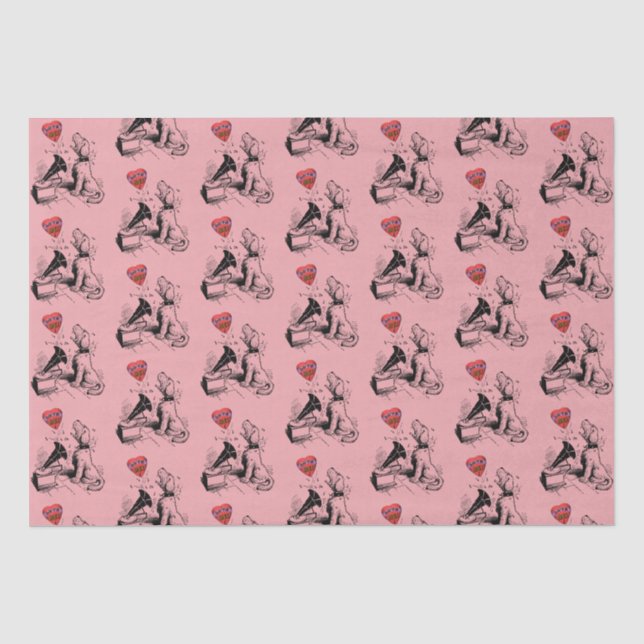 Love Me Heart (dog)     Tissue Paper (Front)