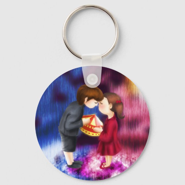 Love Me if you Dare Keychain (Front)