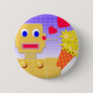 Love Me, I'm a Bot 2 Inch Round Button
