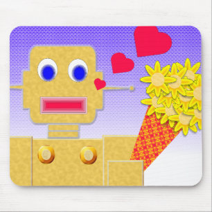 Love Me, I'm a Bot Mouse Pad