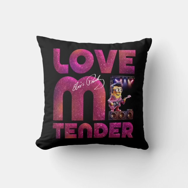Love me tender throw pillow (Front)
