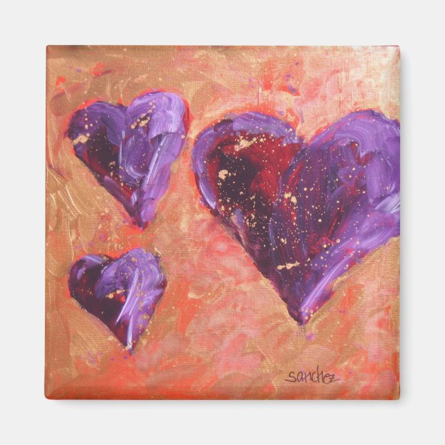 Love Me Three Times magnet (Front)