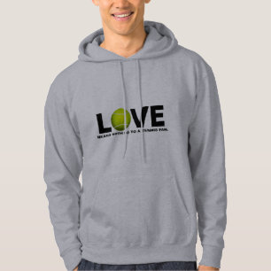 Love Means Nothing to a Tennis Fan Hoodie