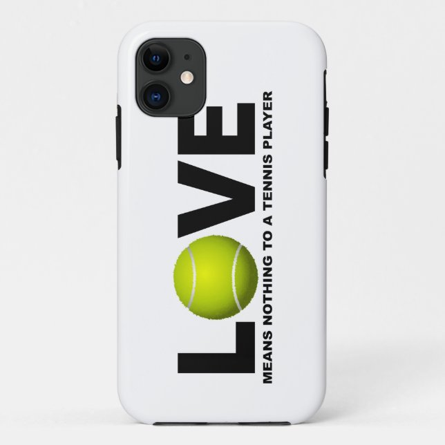 Love Means Nothing to a Tennis Player iPhone 5 Case-Mate iPhone Case (Back)