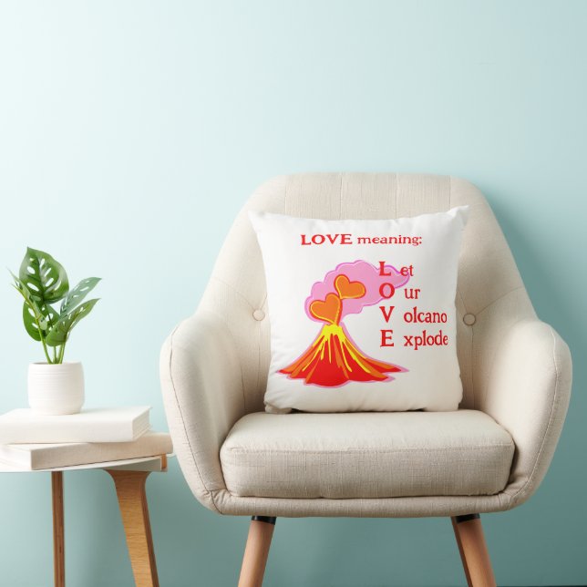 Love means   throw pillow (Chair)