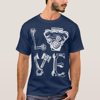 Love Mechanic Design for Handyman T-Shirt