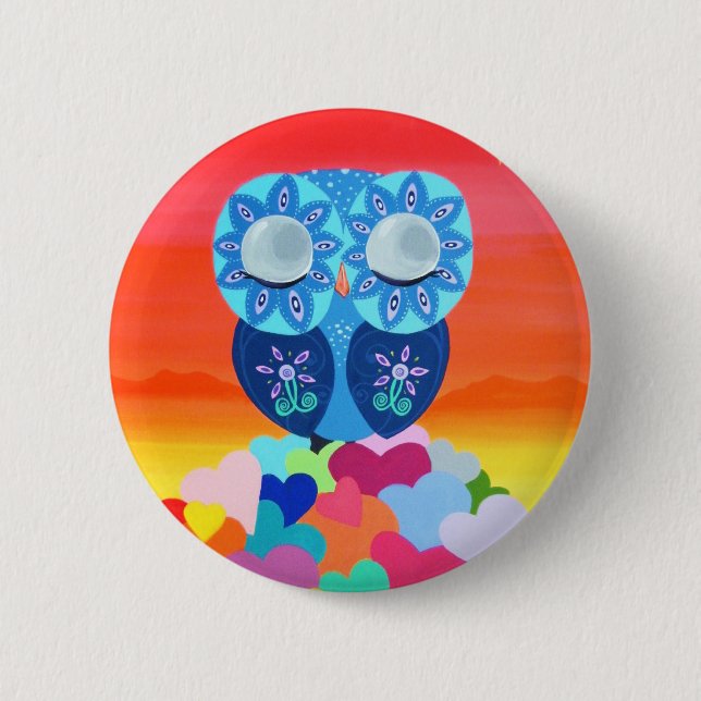 Love Meditations 2 Inch Round Button (Front)