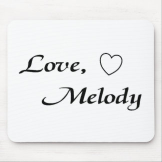 love melody mousepad- Customized Mouse Pad